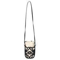 Loewe Anagram išpjovinė rankinė Klasikinė odinė drobės crossbody krepšys Moteriškos rankinės Juoda C922Y62X02-1205 Basic Set (Bag+Dust Bag)