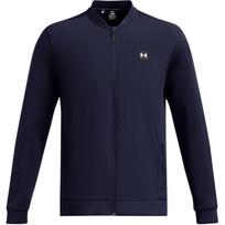 Under Armour Drive Pro Storm FW24 Hibridinis Laisvas Vandeniui Atsparus Šiltas Užtrauktuku Ilgomis Rankovėmis Striukė Vyriška Striukė Vidurnakčio Mėlyna Metalinė Sidabrinė 1387117-410 L