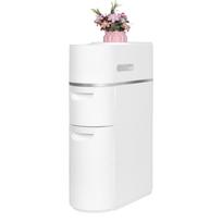 Mobile Storage Rack Trolley Organizer With Wheels Large Capacity Narrow Slit Storage Cabinet Bathroom Home Multi-layer Organizer balta