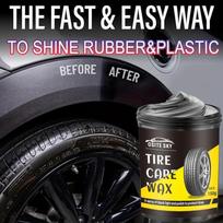 Premium Car Tire Shine Wax – Long-Lasting Gloss & UV Protection – Restores Black Color – Waterproof Formula – 150ml Bottle 150ml