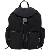 Calvin Klein Commuter Campus Style Drawstring Fabric Backpack Women backpack Space-Black 4K3214GUB1 Basic Set (Bag)