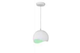 MAVIA lubinis LED šviestuvas (E27, 40 W, IP20, baltas, vidus žalias, apvalus) GTV OS-MAV-09-DEC