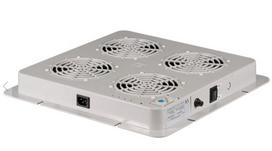 19'' ventiliatorių blokas PRO-LFD02AT.TS (2 vent., termostatas, C14, 380x380x40 mm)