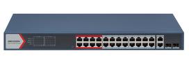 Hikvision 26 prievadų 24 PoE valdomas komutatorius DS-3E1326P-EI(B)