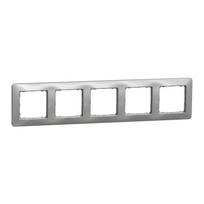 5 vietų rėmelis Schneider Electric Sedna Design SDD313805 (aliuminis)