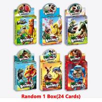 24PCS Italian Brainrot Cards Tralalero Tralala Tungtungtungsahur Laser Game Collection Card Classic Toys Xmas Halloween Gifts