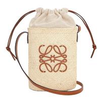 Loewe x Paulas Ibiza kvadratinė kosmetinė Natūrali/Ruda Moteriškos kosmetinės C630G35X05-2435 Basic Set (Bag+Dust Bag)