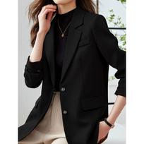 New Plus Size Women's Slimming Business Suit Jacket 3XL rožinė