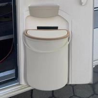 10L Plastikinis šiukšliadėžė Su dangčiu RV Kempingui Valtims Karavanui Kemperiui Durų Arba Sienos Montuojamas Šiukšlių konteineris