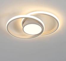 "Comely" LED lubinis šviestuvas, 42 W, 4800 lm, modernus, apvalus, 40 cm skersmens, 3000 K šiltos baltos spalvos, reguliuojamas, skirtas miegamiesiems, vonios kambariams, virtuvėms, svetainėms, balkonams, baltas