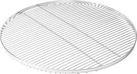 "HeRo24" nerūdijančio plieno kepimo grotelės 70 cm - skirtos pasukamoms kepsninėms su trikoju stovu - 2 cm išorinis kraštas (4 mm storio) - 4 mm storio kepsninės lazdelės - 2 vidurinės juostos - 3 x 8 mm skylės pakabinti - itin tvirtos
