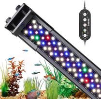 "hygger" akvariumo apšvietimas, pilno spektro akvariumo LED apšvietimas, 18 W 24 valandų per parą, 7 dienų per savaitę, 7 dienų per savaitę, 10 spalvų akvariumo apšvietimas, reguliuojamas laikmatis, 3 režimai 45-60 cm gėlavandeniams akvariumams