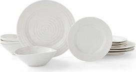 "Portmeirion Home & Gifts Sophie Conran" porcelianinis pietų servizas (baltas, 11" x 11" x 1")