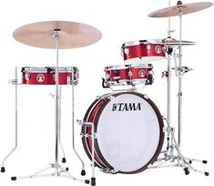 "Tama" LJK48P-BRM "Club Jam Pancake Set Burnt Red Mist" būgnų rinkinys