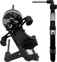 Aliuminio lydinio dvigubas velenas Žvejybos ritė Line Winder Baitcasting & ritės 25x24x17cm 1070 Black