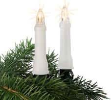 hellum Fairy Lights Žvakės Kalėdų eglutės žvakės Fairy Lights Lauko žibintai su spaustuku 24 šiltos baltos šviesos diodai apšviesti 1035 cm 59 lm Atstumas 45 cm Kabelis Žalias šachtas Baltas maitinimo kabelis 5 m lauke