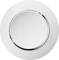 Klasikinė lėkštė (skersmuo 31 cm) su lygiais kraštais "Premium Silver Plated" sidabruota lėkštė, skirta vakarėlių stalui