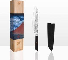 KOTAI Kiritsuke virtuvinis peilis | Virėjo peilis | 21 cm geležtė | Rankomis kaltas ir galąstas | Itin aštrus 440C nerūdijantis plienas | Paslėptas pilnas šilkas