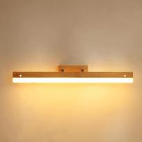 LED veidrodžio šviesa Vonios kambario medinis LED sieninis šviestuvas Veidrodžio lempa Vonios kambario lempa Sieninis 9 W 60 cm 720 LM IP44 sieninis šviestuvas Vidinė šilta balta 3000 K makiažo šviesa Prieškambario sieninis šviestuvas Vonios kambario apšv