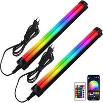 RGB šviesos vamzdeliai, 10 W RGB sieninė šviesa, RGB LED šviesos juostos, RGB LED lempos, RGB šviesos juosta klubams, miegamajam, televizoriui, Kalėdoms, vidaus dekorui, 2 vnt.