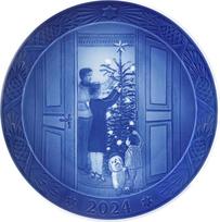 Royal Copenhagen Allan Therkelsen 1070754 Kalėdinė lėkštė Porcelianas Skersmuo 18 cm Mėlyna