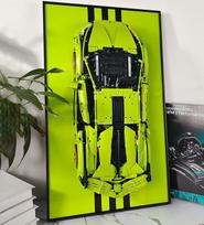 Sieninė Lego Technic Lamborghini Sián FKP 37 42115 Sieninė lenta Lego mėgėjams Dydis 75 x 45 cm (ne modelis)