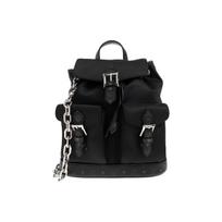 MCM Aren Metalinis Užsegimas Perdirbto Nailono Mini Kuprinė Unisex Kuprinė Juoda MWKFATA03BK001 Basic Set (Bag+Dust Bag)