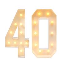 LED šviečiantis skaičius 50, Vintažinio stiliaus gimtadienio dekoracija, Baterijomis maitinamas didelis 39 colių jubiliejinis fonas 50-ojo gimtadienio vakarėliui
