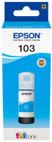 Rašalinė EPSON 103C, melsvos spalvos