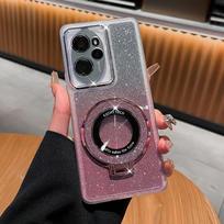 Huawei Honor 400 Pro fotoaparato apsauga, objektyvo plėvelės dėklas, skirtas Honor 400 Lite, žiedinis stovas-laikiklis, blizgantis, pereinantis silikoninis dangtelis For Honor 400 Lite balta