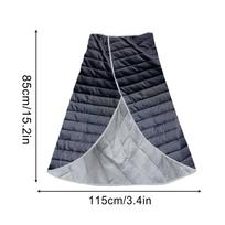 Windproof Leg Cover For Scooter Thickened Waterproof Moped Blanket Adults Riding Protection For Cold Weather, Men Women juoda