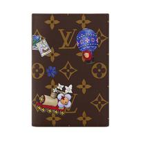 Louis Vuitton Mascot Print Coated Canvas Passport Holder Women Accessories Brown M15320 Box(Basic Set+Box)