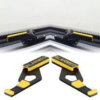1 poraSIGNALIZuojantys Kemperio Langų Saugos Užraktai Adamo Polyplastic Polyfix RV Karavanams Langų Fiksatoriai Saugos Įrenginys