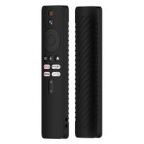 Naujas nuotolinio valdymo pulto dėklas Xiaomi 4K TV MiBoX 2-os kartos nuotolinio valdymo pultams TV priedėlio valdymo dangtelis Silikoninis smūgiams atsparus odai draugiškas nuotolinio valdymo pulto apsaugas juoda