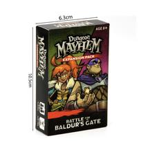 Dungeon Mayhem Dungeons Dragons Kortų žaidimas 120 kortelių Stalo žaidimas Monster Madness Party žaidimas draugams ir šeimai šviesiai geltonos spalvos