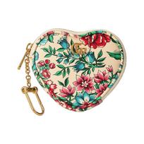 Gucci Ophidia Dvigubas G Metalinis Logotipas Užtrauktukas Gėlių Spaudos Odinis Raktų Dėklas Moteriški Aksesuarai Daugiaspalvis 732232-AAB7U-8464 Gift Set(Basic Set+Box+Shopping Bag)
