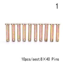 10vnt./komplektas 186F Dyzelinis Žemės Ūkio Rotacinis Kultivatorius Pin 8x40 8x50 Fiksavimo Pin Velenas R Kortelė KTY