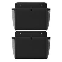 2PCS RV Shoe Storage Rack, Wall Mount Organizer with Pocket Bag for Camping Motorhome Kitchen Office Door