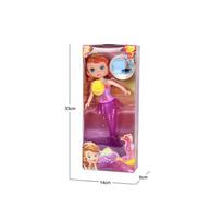 32cm Mini Spalvinga Muzika Undinėlė Princesė Lėlė Mergaičių Žaislas 3D Didelės Akys BJD Princesė Pilna apranga Suknelių Kolekcija Vaikiška Lėlė Dovana opp bagged