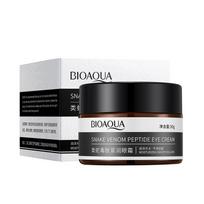 BIOAQUA Peptidinis paakių kremas nuo tamsių ratilų, pašalinantis paakių maišelius, drėkinantis, stangrinantis paakių kremas, odos priežiūros produktai 30g