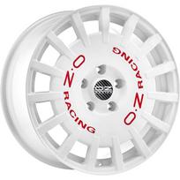 Ratlankis OZ RACING Rally Racing R17x8 5x112 ET 45 CB 75 (Race White Red Lettering) (700 kg)