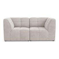 Smėlio spalvos sofa iš velveto 180 cm Aloha – Makamii