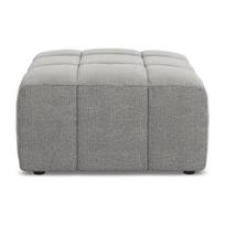 Pilkos spalvos taburetė iš boucle Aloha – Makamii