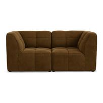 Garstyčių spalvos sofa iš velveto 180 cm Aloha – Makamii