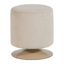 Smėlio spalvos pufas iš boucle Islen – WOOOD