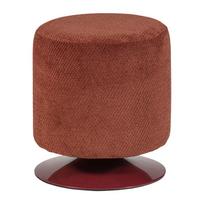 Raudonos spalvos pufas iš boucle Islen – WOOOD