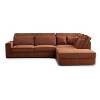Vario spalvos kampinė sofa iš šenilinio audinio (su dešiniuoju kampu/„L“ formos) Kirou – Maison de Rêve