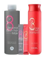 MASIL Šampūnas su keramidais (300 ml) ir atstatomoji kaukė (200 ml) 38 SALON HAIR SET