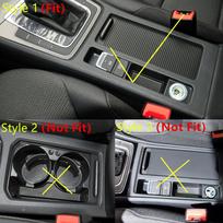 Skirta VW Volkswagen Golf7 Golf 7 2014 2015 2016 2017 2018 Automobilio centrinės konsolės puodelių laikiklio skydelio apdailos dangtelis Interjero aksesuarai Only For Style 1