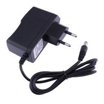 12V 400mA AC į DC maitinimo adapteris 5.5 X 2.5mm Maitinimo adapterio keitiklis Daugialypė apsauga Įėjimas 100V-240V belaidžiam mikrofonui EU juoda